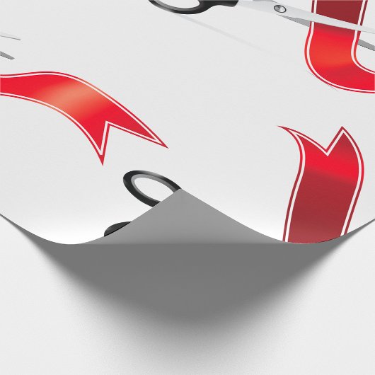 Grand Opening Celebration Schaar Snijlint Cadeaupapier