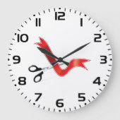 Grand Opening Celebration Schaar Snijlint Grote Klok (Voorkant)