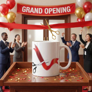 Grand Opening Celebration Schaar Snijlint Koffiemok