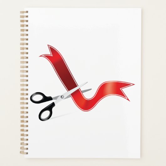 Grand Opening Celebration Schaar Snijlint Planner (Voorkant)