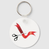 Grand Opening Celebration Schaar Snijlint Sleutelhanger (Voorkant)