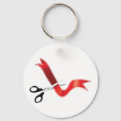 Grand Opening Celebration Schaar Snijlint Sleutelhanger (Achterkant)