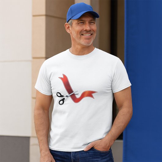 Grand Opening Celebration Schaar Snijlint T-shirt