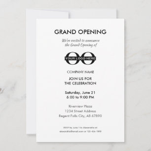 Grand Opening Celebration Uitnodiging om mee te do