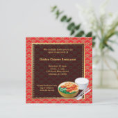 Grand Opening Chinese Restaurant Kaart (Staand voorkant)