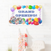 Grand Opening douane Vinyl Banner, 3' x 5' Banner (Insitu)