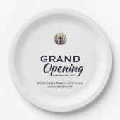 Grand Opening Event Paper Borden Papieren Bordje (Voorkant)
