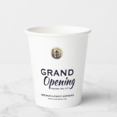 Grand Opening Event Paper Cups Papieren Bekers (Voorkant)