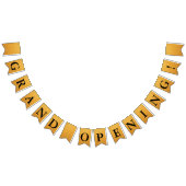 Grand Opening Faux Gold Glitter Vlaggetjes (Alle)