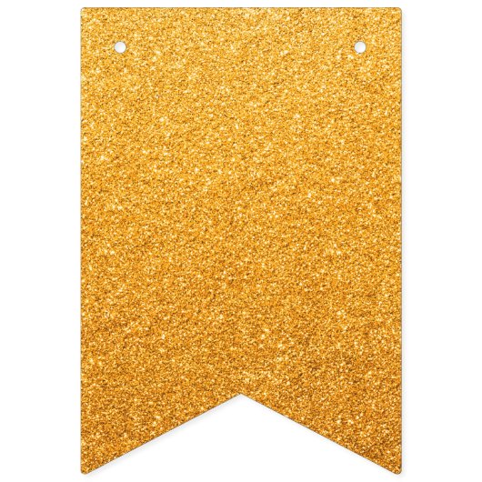 Grand Opening Faux Gold Glitter Vlaggetjes (Eerste vlag)
