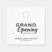 Grand Opening Launch Event Servetten met Logo (Voorkant)