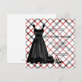 Grand Opening Mode bedrijf (zwart) Kaart (Voorkant / Achterkant)