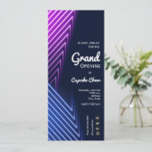 Grand Opening Neon Kaart (Staand voorkant)