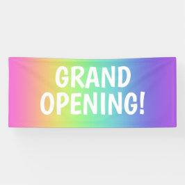 GRAND OPENING Rainbow Banner