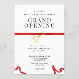 Grand Opening Red Ribbon Cutting Ceremony Kaart