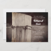 Grand Opening Rural Fence Post Boerderij Restauran Kaart (Voorkant)