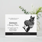 Grand Opening Salon (zwart) Kaart (Staand voorkant)