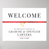 Grand Opening Welcome Sign Poster (Voorkant)