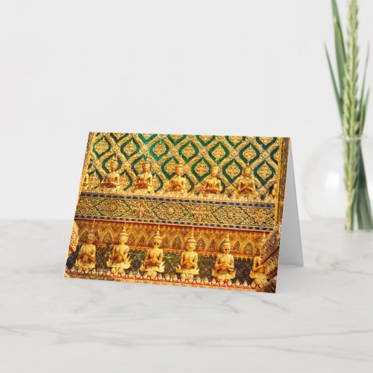 Grand Palace in Bangkok, Thailand Kaart (Voorkant)