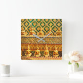 Grand Palace in Bangkok, Thailand Vierkante Klok (Huis)