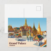 Grand Palace Thailand Briefkaart (Voorkant / Achterkant)