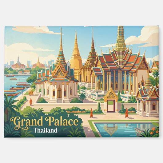 Grand Palace Thailand Magneet (Voorkant)