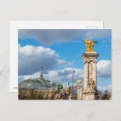 Grand Palais en Pont Alexandre III - Parijs Briefkaart (Voorkant / Achterkant)