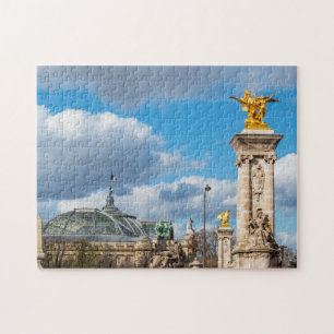 Grand Palais en Pont Alexandre III - Parijs Legpuzzel