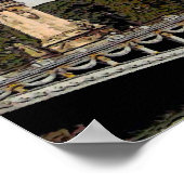 Grand Palais in Parijs, Frankrijk - poster met fij (Hoek)