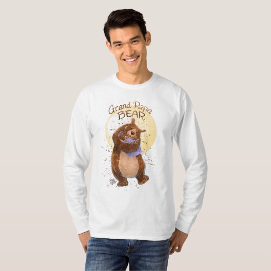 Grand Papa Beer T-Shirt (Voorkant volledig)
