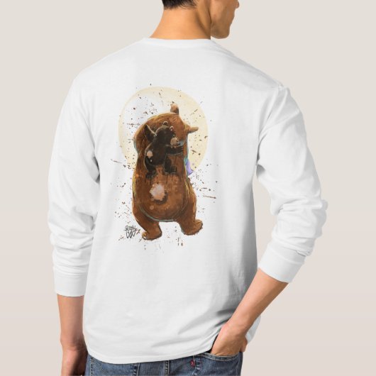 Grand Papa Beer T-Shirt (Achterkant)