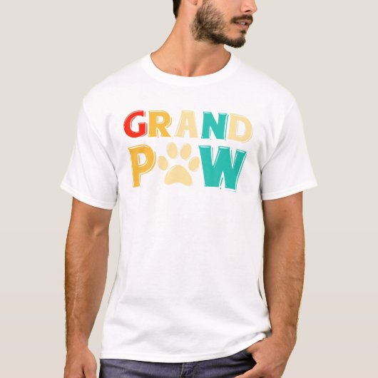 Grand Paw Dog TShirt Opa Opa Hondenliefhebber VI (Voorkant)