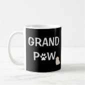 Grand Paw Grandfather Dog Grandpa Vaderdag Koffiemok (Links)