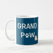 Grand Paw Grandfather Dog Grandpa Vaderdag Koffiemok (Links)