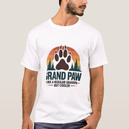 Grand Paw - Grappig opa cadeau voor hond & Beer li T-shirt