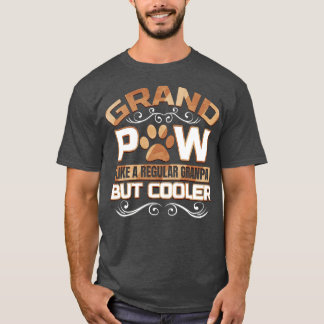 Grand Paw, maar Cooler Granpas Grandfather T-shirt