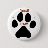 Grand Paw Ronde Button 5,7 Cm (Voorkant)