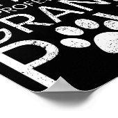 Grand Paw Shirt Retired Professional Grandpaw Funn Poster (Hoek)