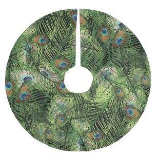 Grand Peacock Plumage Kerstboom Rok