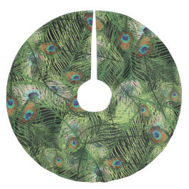 Grand Peacock Plumage Pattern Kerstboom Rok