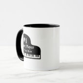 Grand Piano # 1 Piano Player met naam Pianist Mok (Voorkant links)