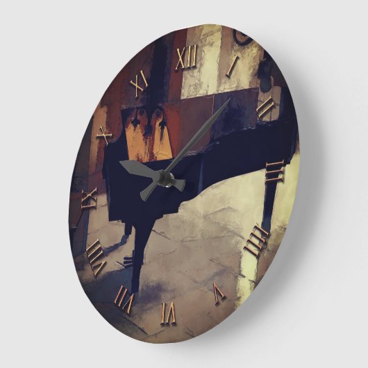 Grand Piano Artwork Grote Klok (Hoek)