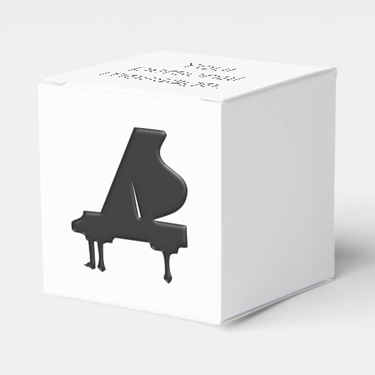 Grand Piano Bedankdoosjes (Voorkant Zijde)