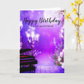 Grand Piano Birthday Kaart (Gele Bloem)
