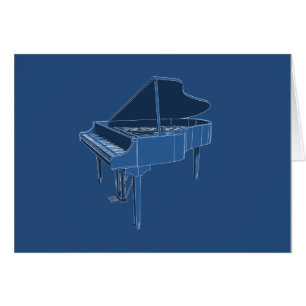 Grand Piano: Blauwdruk verven: