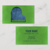 Grand Piano Blues Visitekaartje (Voorkant / Achterkant)