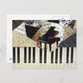 Grand Piano Briefkaart (Voorkant / Achterkant)
