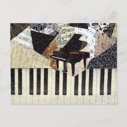 Grand Piano Briefkaart (Voorkant)