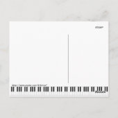 Grand Piano Briefkaart (Achterkant)