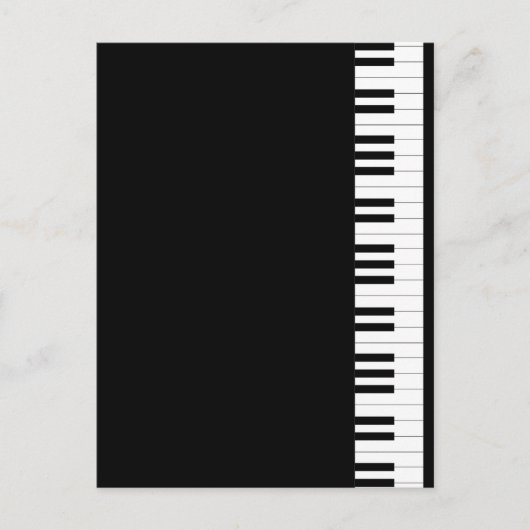 Grand Piano Briefkaart (Voorkant)